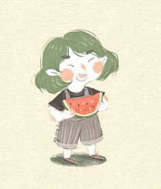 吃瓜姑娘本人,吃瓜姑娘的瓜界风云录